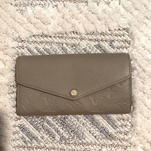 Auth Louis Vuitton Sarah Wallet Monogram Empreinte